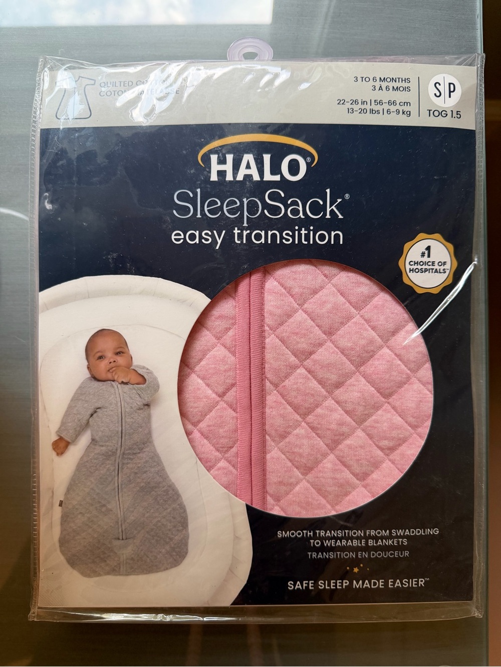 Halo Transition SleepSack Pink